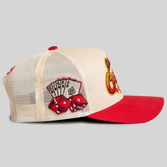 ? FIELD GRADE BAD LUCK CASINO TRUCKER HAT BIEGE ?